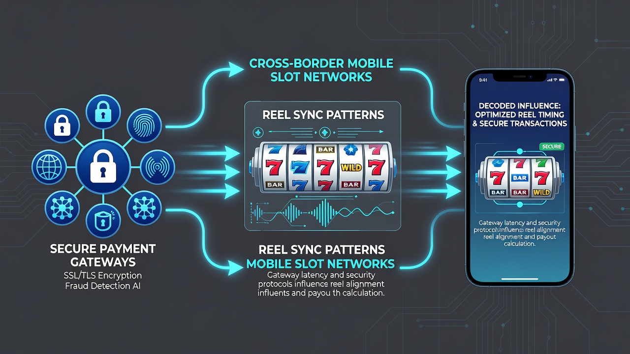 Illustration der Netzwerkrouten und Walzenanpassungen in mobilen Casino-Apps